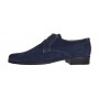 Pantofi barbati eleganti din piele naturala intoarsa bleumarin P34BLMVEL